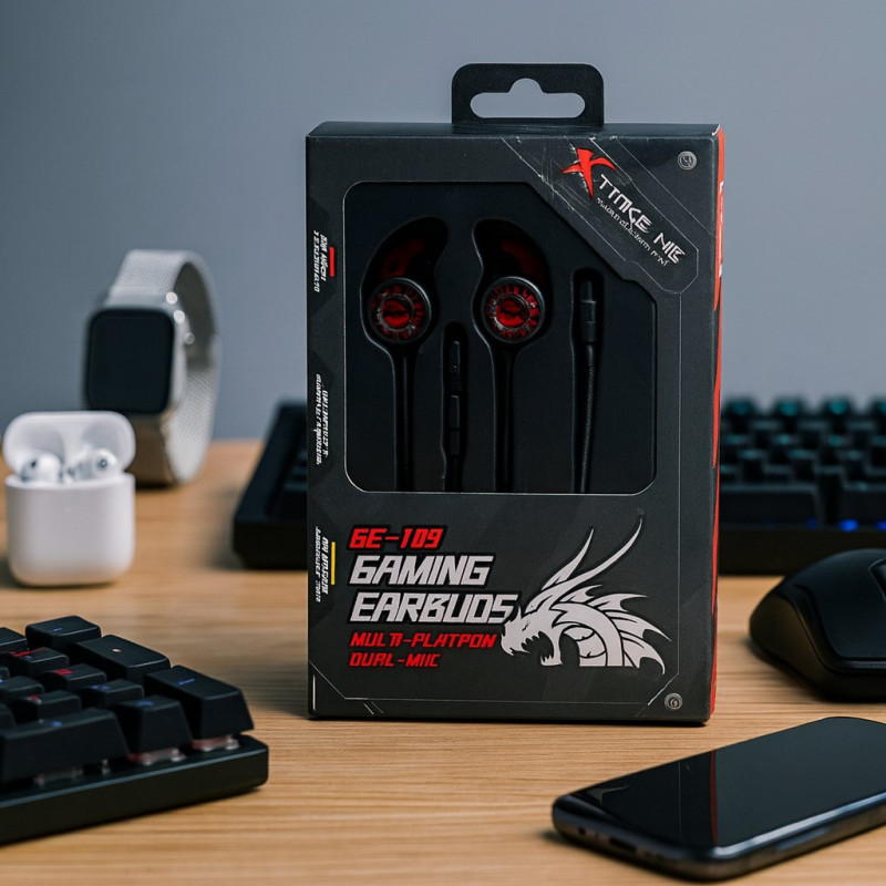 Audífono Gaming Pastilla XTRIKE ME GE-109 | Sonido envolvente para gamers